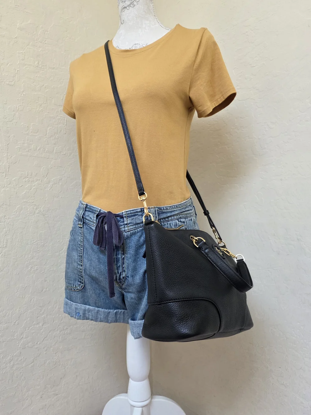 Tory Burch Handbag With Long Handle Small Tote Bag